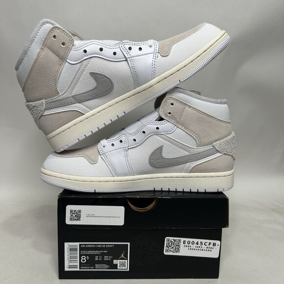 Nike Shoes Air Jordan 1 Mid SE Craft “Orewood Tech Gray” 2024 - Picture 3 of 6